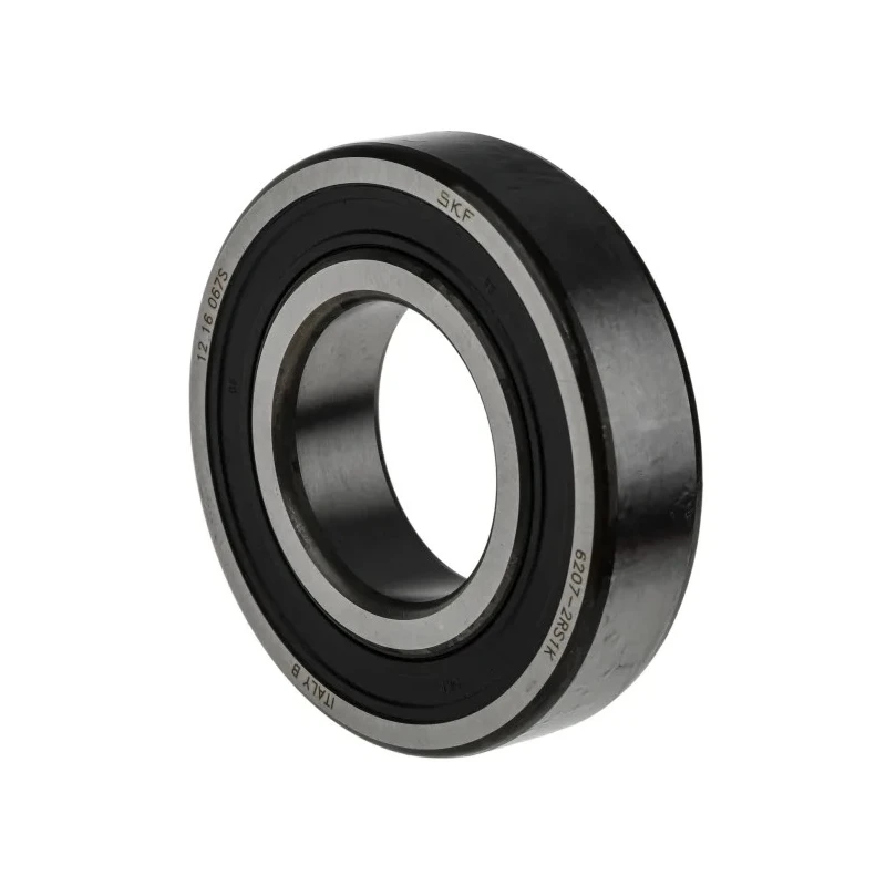 SKF Single Row Deep Groove Ball Bearing 35 mm ID, 72 mm OD, 17 mm Width, Sealed, Steel Balls 6207-2RS1K