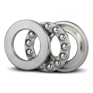 RS PRO Thrust Ball Bearing 15 mm Inside Diameter 28 mm Outside Diameter 9 mm Race Width 51102