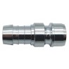 RS PRO Hose Connector 11 mm ID Chrome Plated Brass Body, 35 Bar Pressure, -40°C to 105°C 234-9570