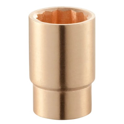 Facom 3/4 in Drive 21 mm 12 Point Square Socket with 55mm Overall Length K.21SR
