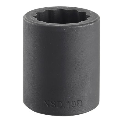 Facom 14 mm Standard Impact Socket 1/2 in Drive, 38 mm Length NSD.14B