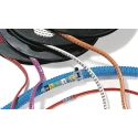 HellermannTyton Ovalgrip Slide-On Cable Marker, Black Legend "1", Yellow Marker, Polyolefin, 1.7 to 3.6 mm Cable 901-10134