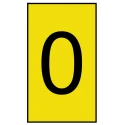 HellermannTyton Ovalgrip Slide-On Pre-Printed Cable Marker Black Legend Yellow Marker 3.6mm Max Cable, 1.7mm Min 901-10133