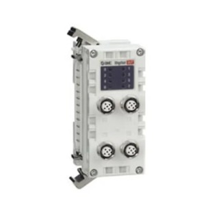 SMC Serial Interface 24V 8 Outputs LCD Display EX600 