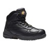 V12 Footwear Black Composite Toe Capped Men's Safety Boots, Size EU 42, Heat Resistant, SRC Slip Resistance, Rubber V1920-08
