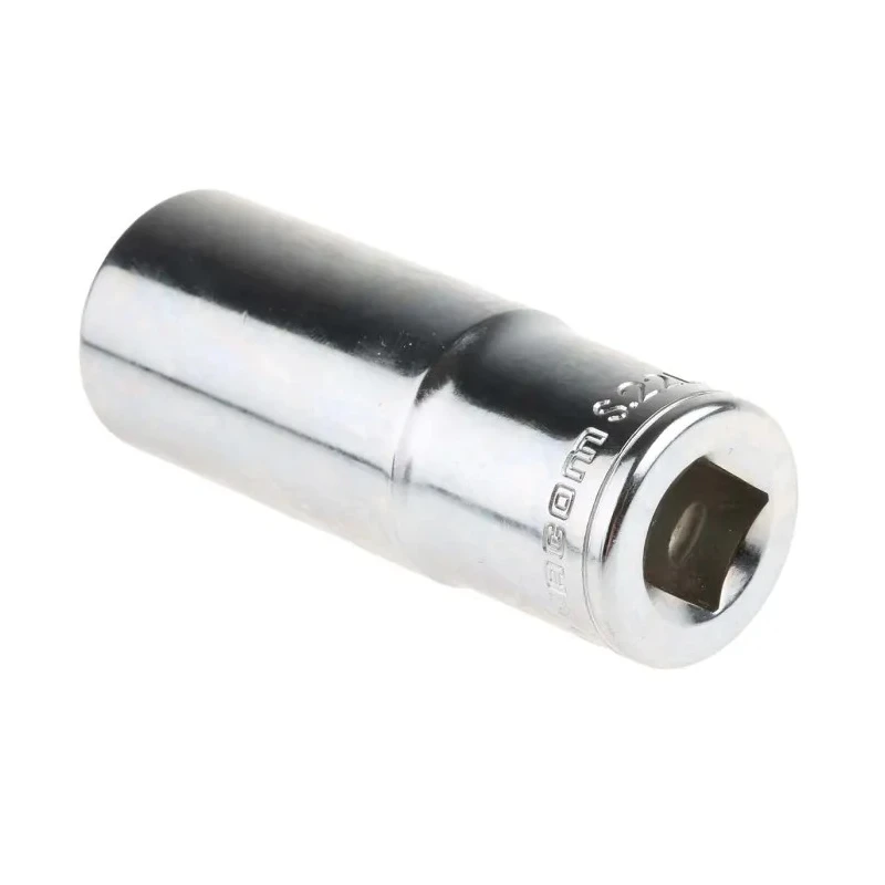 Facom 1/2 in Drive 22 mm 12 Point Square Chrome Vanadium Steel Socket S.22LA