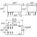 TE Connectivity Flange Power Relay, 12V DC Coil, 30A Switching Current, DPDT, Quick Connect T92P11D22-12 5-1393211-3