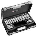 Facom 16-Piece 1/2 in 6 Point Long Reach Socket Set Chrome Vanadium Steel S.405AE