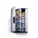 Durable Silver Aluminium Wall Mount Key Cabinet 72 Keys Capacity 196723
