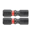 Facom Hex Screwdriver Bit Set, 25 mm Drive, 6 mm Hex Tip, 47.5 mm Overall Length, 2-Piece ENH.106