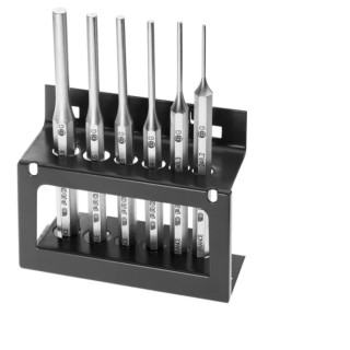 Facom 6-Piece Punch Set 190mm Overall Length, Impact Tools Set 248.JS6