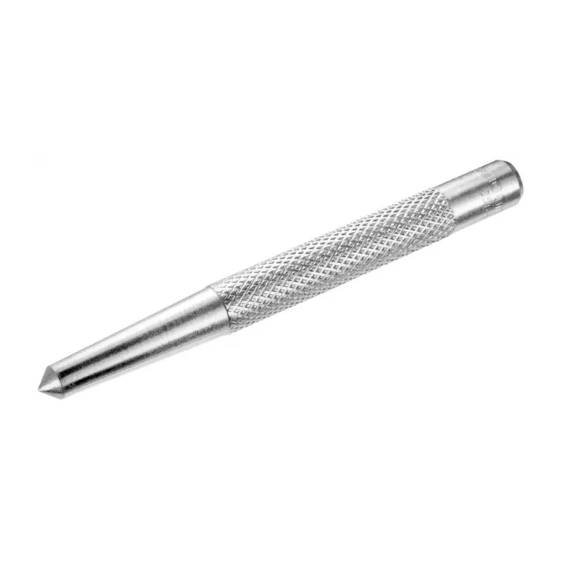 Facom Centre Punch with 8mm Shank, 130mm Overall Length, Chrome Steel, Model 256.8