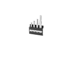 Facom Flat Chisel Set 262A.JS4 with Holder, Sizes 15, 18, 20, 25 mm, Taiwan Origin 262A.JS4