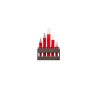 Facom Chisel Set Burin Extra-Plat Avec Protection, Sizes 15, 18, 20, 22, 25 mm 263.265JS5