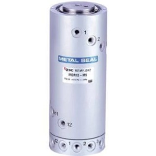 SMC Aluminium Pneumatic Rotary Adapter MQR4-M5, Metric Thread M5, 4 Circuits, 1 Mpa Operating Pressure MQR4-M5