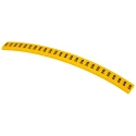HellermannTyton Ovalgrip Slide-On Cable Marker, Black, Pre-printed "9", for 2.5 to 6mm Cable Diameter, Polyolefin 901-10180