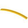 HellermannTyton Ovalgrip Slide-On Cable Marker, Black, Pre-printed "9", for 2.5 to 6mm Cable Diameter, Polyolefin 901-10180