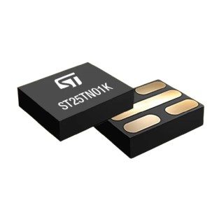 STMicroelectronics RF Transceiver IC NFC Forum Type 2 Tag, ASK Modulation, 106kbps, 5-Pin DFN-5 ST25TN01K-AFH5