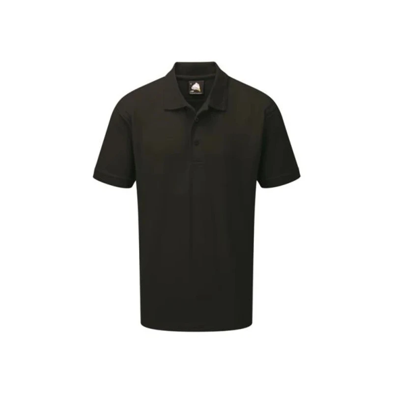 Orn Eagle Premium Weight Black Cotton, Polyester Unisex Short Sleeve Polo Shirt XS/5XL 1150-10/B/S