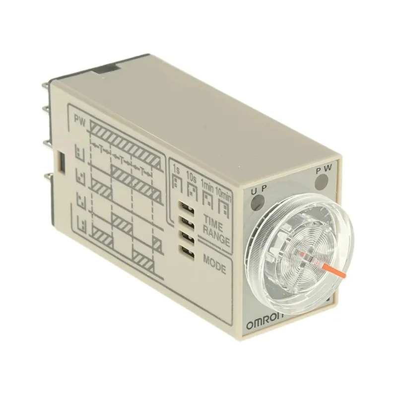 Omron H3YN Series DIN Rail, Panel Mount Timer Relay, 2-Contact DPDT, 24 V dc/ac, 0.1 s to 10 min Multifunction H3YN-2 AC24