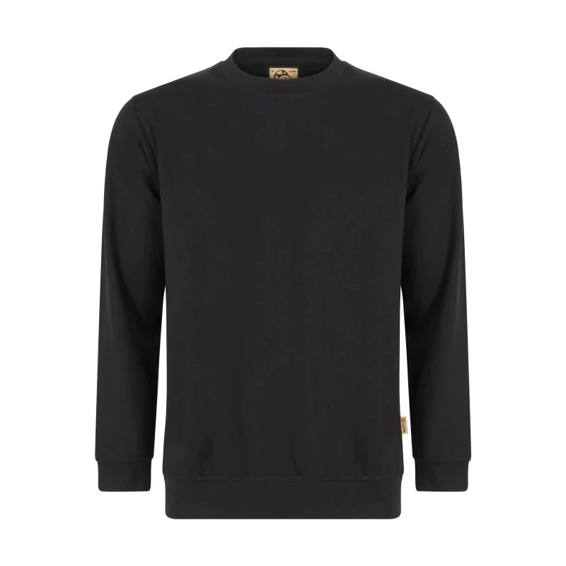 Orn Kestrel EarthPro Recycled Polyester and Cotton Unisex Work Sweatshirt Black M 1200R/B/M