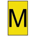 HellermannTyton Ovalgrip Slide-On Cable Marker Black Pre-Printed 'M' 2.5mm to 6mm Cable Diameter 901-10195