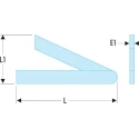 Facom 285 mm Metric, kg Engineer Square 817.30