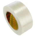 3M Transparent Scotch TM Filament Tape 50mm x 50m Rubber Resin Adhesive 0.12mm Thickness 3M 8956 50mmw50m