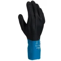 Showa Black Cotton Work Gloves Size 10 Latex Neoprene Coating Chemical Resistant BSTCHMS4