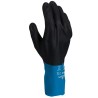 Showa Black Cotton Work Gloves Size 10 Latex Neoprene Coating Chemical Resistant BSTCHMS4