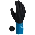 Showa Black Cotton Work Gloves Size 10 Latex Neoprene Coating Chemical Resistant BSTCHMS4