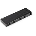 StarTech.com 0.87 in M.2 SATA SSD Hard Drive Enclosure USB C 10Gbps Plastic Aluminium Black SM2E1BMU31C