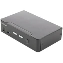 StarTech.com 2 Port 1 Displays USB HDMI KVM Switch with 3.5 mm Stereo Audio, 3840 x 2160 at 60 Hz Maximum SV231HU34K6