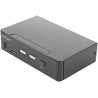 StarTech.com 2 Port 1 Displays USB HDMI KVM Switch with 3.5 mm Stereo Audio, 3840 x 2160 at 60 Hz Maximum SV231HU34K6