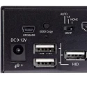 StarTech.com 2 Port 1 Displays USB HDMI KVM Switch with 3.5 mm Stereo Audio, 3840 x 2160 at 60 Hz Maximum SV231HU34K6