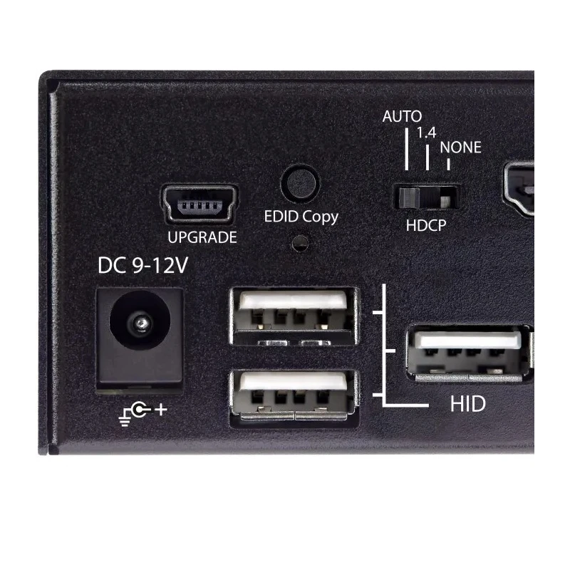 StarTech.com 2 Port 1 Displays USB HDMI KVM Switch with 3.5 mm Stereo Audio, 3840 x 2160 at 60 Hz Maximum SV231HU34K6