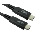 RS PRO IC Socket USB Cable Male USB Type C to Male USB Type C Black 800mm 236-8998