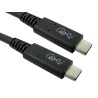 RS PRO IC Socket USB Cable Male USB Type C to Male USB Type C Black 800mm 236-8998