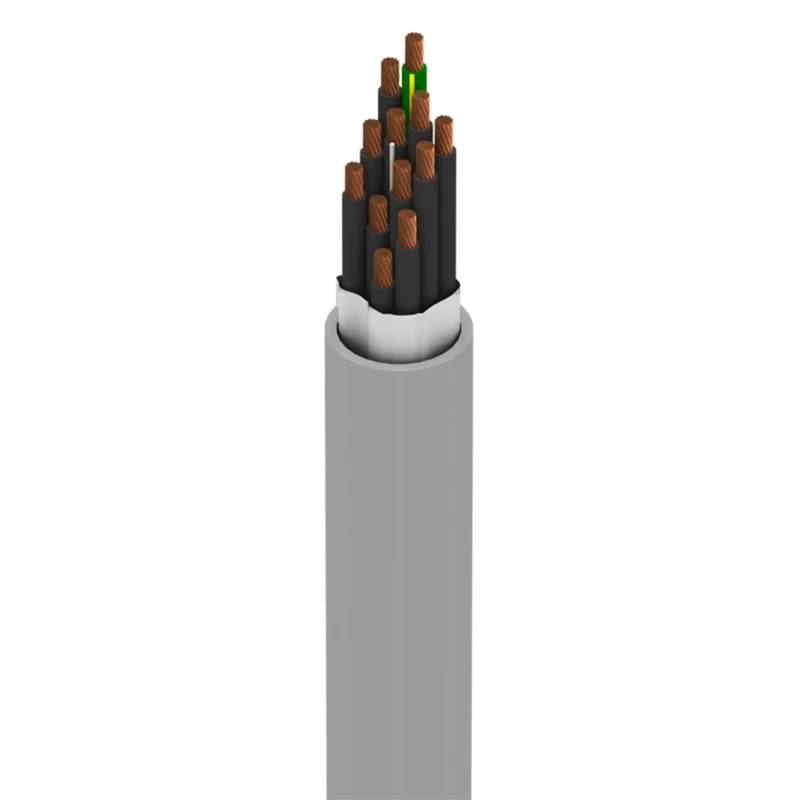 Alpha Wire Multi-Core Industrial Cable Xtra-Guard FLEX Performance Cable 12 Cores 15.93mm OD 30.5m Length 600V 901412 SL005