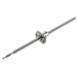 NSK 124 mm Precision Rolled Ball Screw Assembly with Round Flange Nut 6 mm Shaft Diameter 160 mm Shaft Length RMA0601C7S-160
