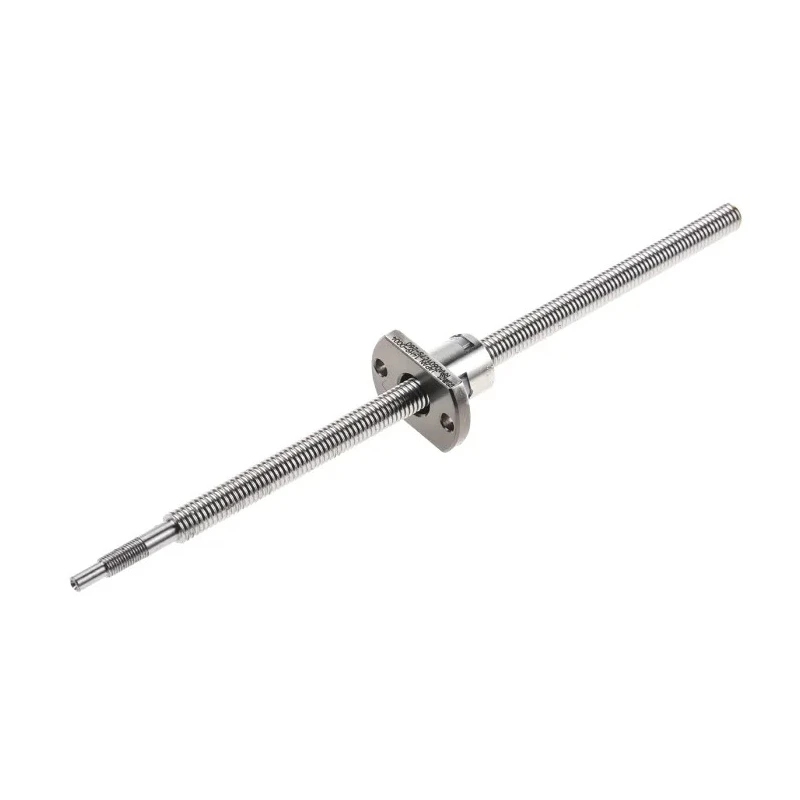 NSK 124 mm Precision Rolled Ball Screw Assembly with Round Flange Nut 6 mm Shaft Diameter 160 mm Shaft Length RMA0601C7S-160