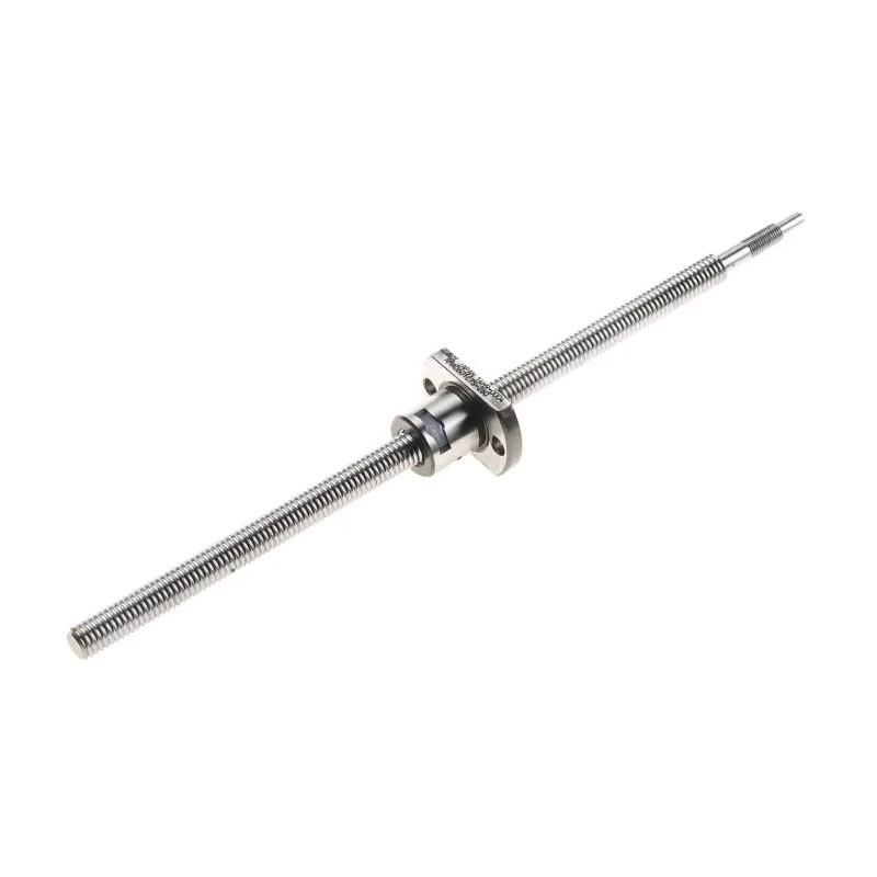 NSK 124 mm Precision Rolled Ball Screw Assembly with Round Flange Nut 6 mm Shaft Diameter 160 mm Shaft Length RMA0601C7S-160