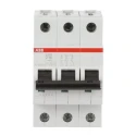 ABB System Pro M Compact S200 Miniature Circuit Breaker 3-Pole 1A Type Z 400V AC 6 kA 2CDS253001R0218 S203 Z 1A - 10 KA