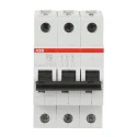 ABB System Pro M Compact S200 Miniature Circuit Breaker 3-Pole 1A Type Z 400V AC 6 kA 2CDS253001R0218 S203 Z 1A - 10 KA