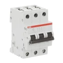 ABB System Pro M Compact S200 Miniature Circuit Breaker 3-Pole 1A Type Z 400V AC 6 kA 2CDS253001R0218 S203 Z 1A - 10 KA