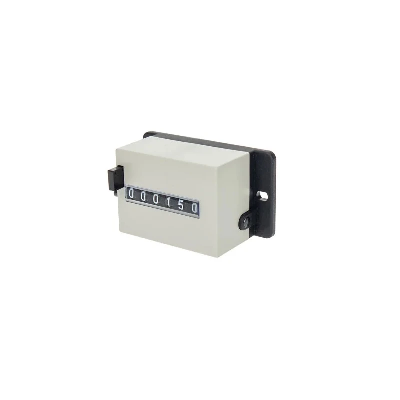 Hengstler 6 Digit Digital Stroke Counter Mechanical Connection Reset Button Display Height 4mm RS0150303