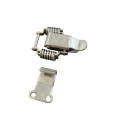 Savigny Steel Lockable Spring Loaded Toggle Latch Zinc Plated 53 mm x 35 mm x 11.5 mm 40002 EZI