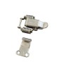 Savigny Steel Lockable Spring Loaded Toggle Latch Zinc Plated 53 mm x 35 mm x 11.5 mm 40002 EZI