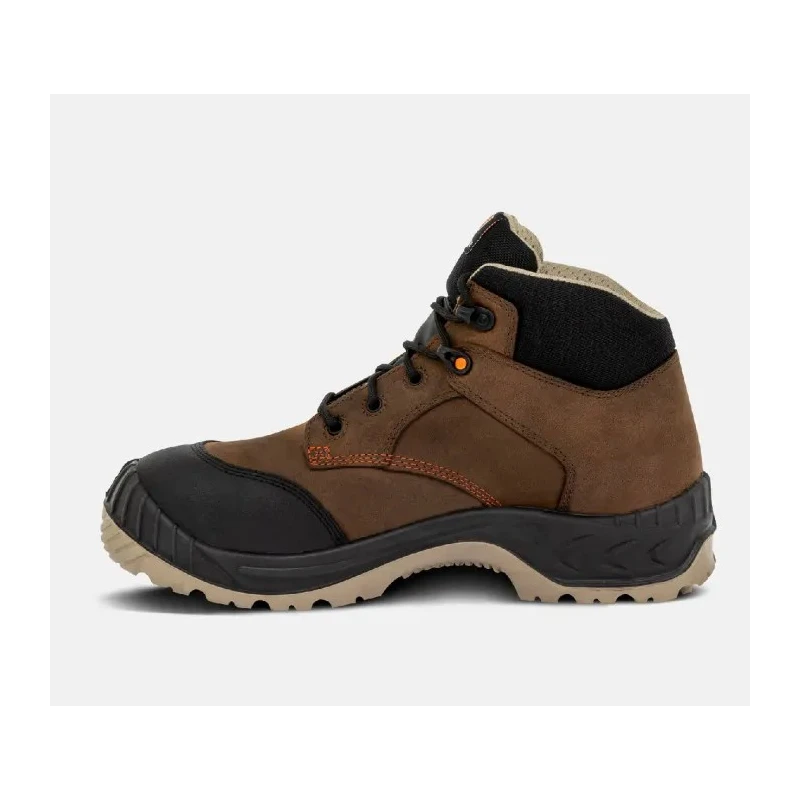 Parade NOUMEA Brown Composite Toe Capped Unisex Ankle Safety Boots Size EU 43, UK 9, US 9 with SRC Slip 07NOUMEA1823PT43