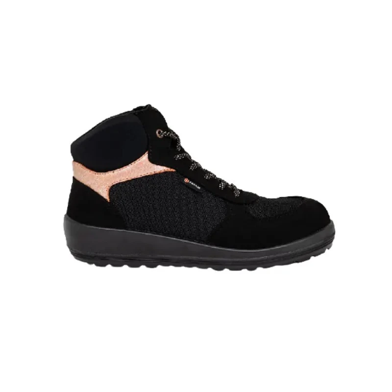 Parade Women's Black Ankle Safety Boots Stainless Steel Toe Cap EU Size 38 UK Size 5 07BALMIE8724PT38